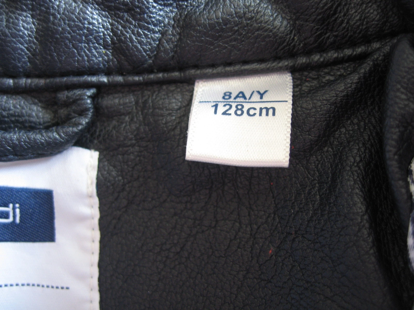 Perfecto / Okaïdi navy blue biker jacket - 8 years (128 cm) - VERY GOOD CONDITION – photo 4